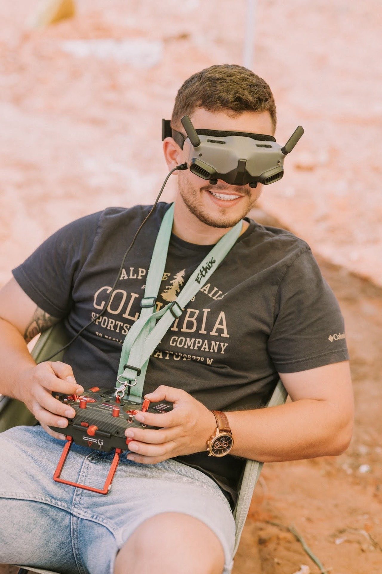 Shoam Elbaz, licensed drone cinematographer and founder of AerialCinemacy, Limassol Cyprus